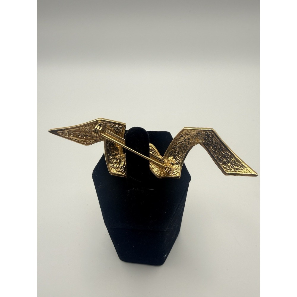 GERRY'S -PIN/BROOCH-GOLDTONE ZIGZAG-OR LETTER "M"-OR LETTER " W" - A 1-11 - Picture 4 of 6